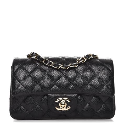 chanel crossbody caviar|CHANEL Caviar Quilted Mini Rectangular Flap Black.